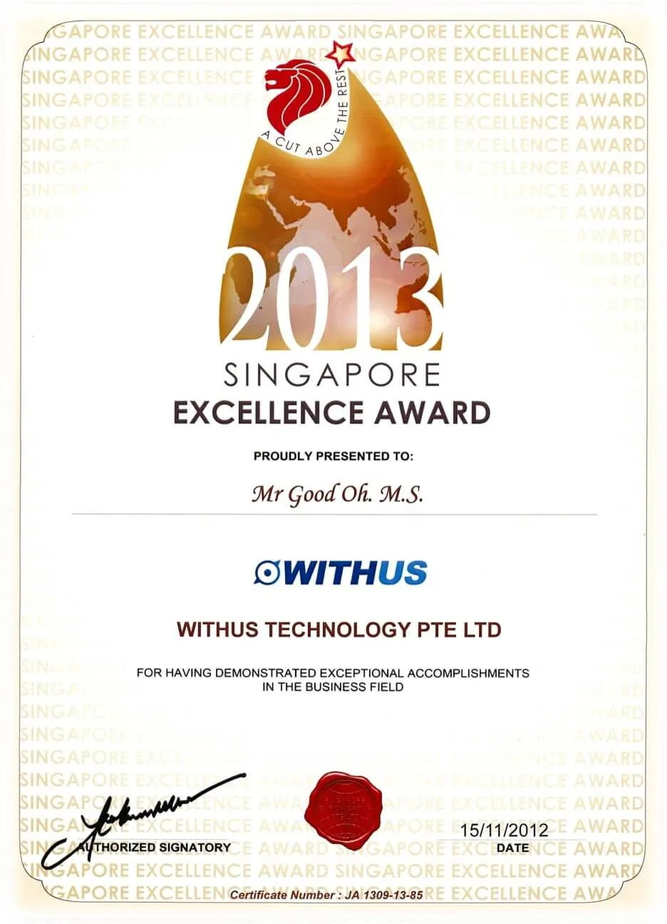 Withus Technologies Awards